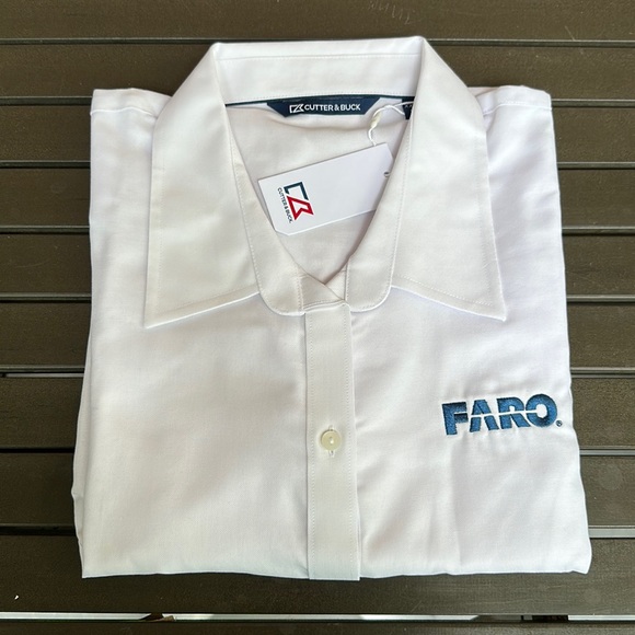 Cutter & Buck Men's Wrinkle Resistant Long Sleeve Button Down White Shirt XXL - Picture 1 of 2